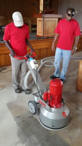 floor grinding test