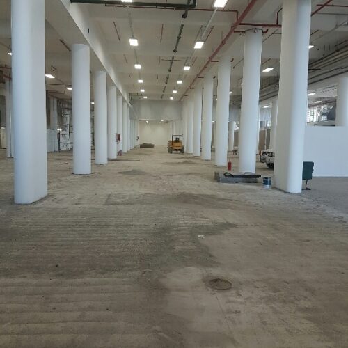 Refurbishment of warehouse floor