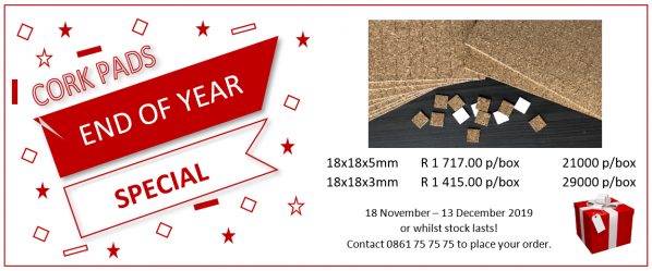 Cork pads