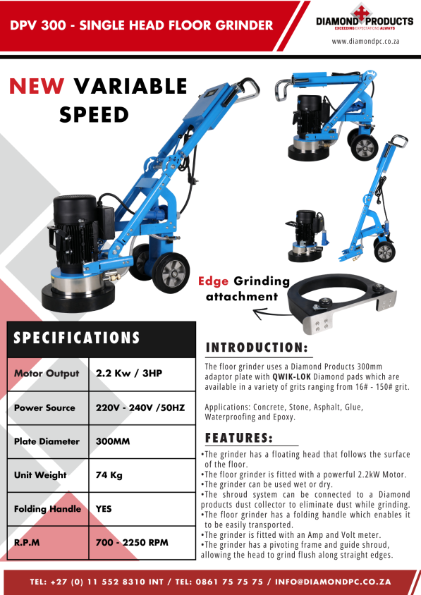 dpv-300-single-head-floor-grinder